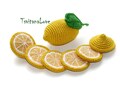Crochet Fruit - Lemon slices (6 pcs)  - Play food - kitchen play set - play kitchen - tea party toy set - little girls tea set - lemon decor product logo