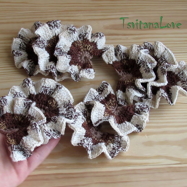 Mushroom Turkey tail (1pc+) - Realistic Crochet amigurumi Mushroom - Play food or Kitchen decoration