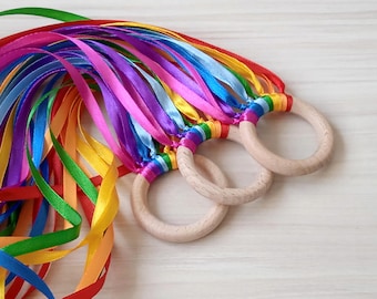 Handvlieger (1 st+). Regenboogkleuren. Feestje. Bewegingsactiviteit. Ritmelinten