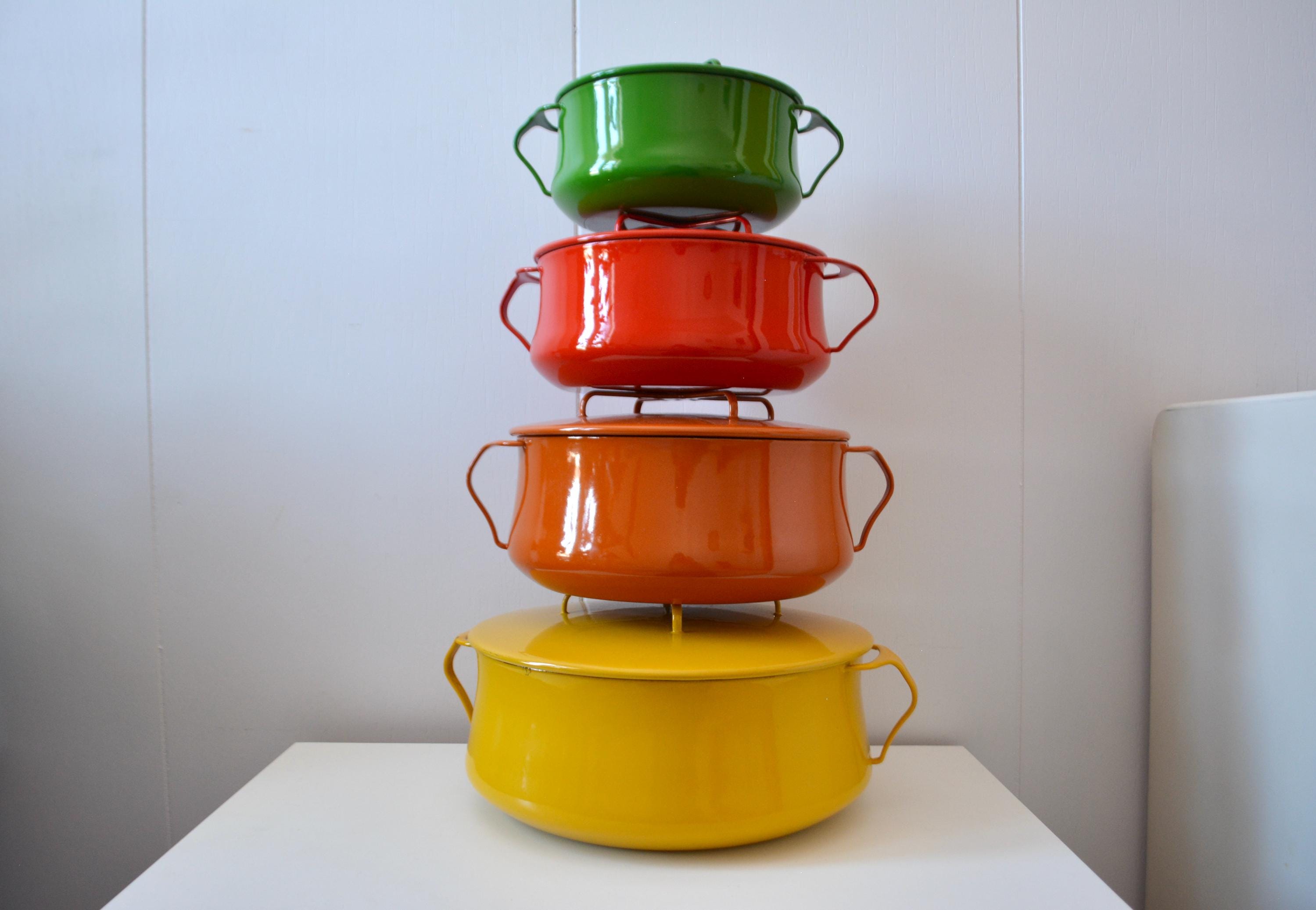 Dansk Red Dutch Oven 4 Quart - Etsy