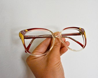 Bvgari FRAMES ONLY With Rhinestone Accents 460B 803 Pink  display picture 2