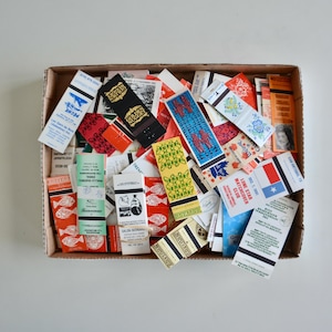 Vintage 70s 80s EMPTY Matchbooks. NOS Matchbooks Covers Collection. American Hotel Canadian Restaurant Promotional Matchbooks.