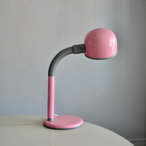 Vintage Funka Ikea Pink Table Lamp. Vintage 70s 80s Ikea Gooseneck Desk Lamp. Uno Dahlen Swedish Design Lamp. Retro Modern Utility Lighting