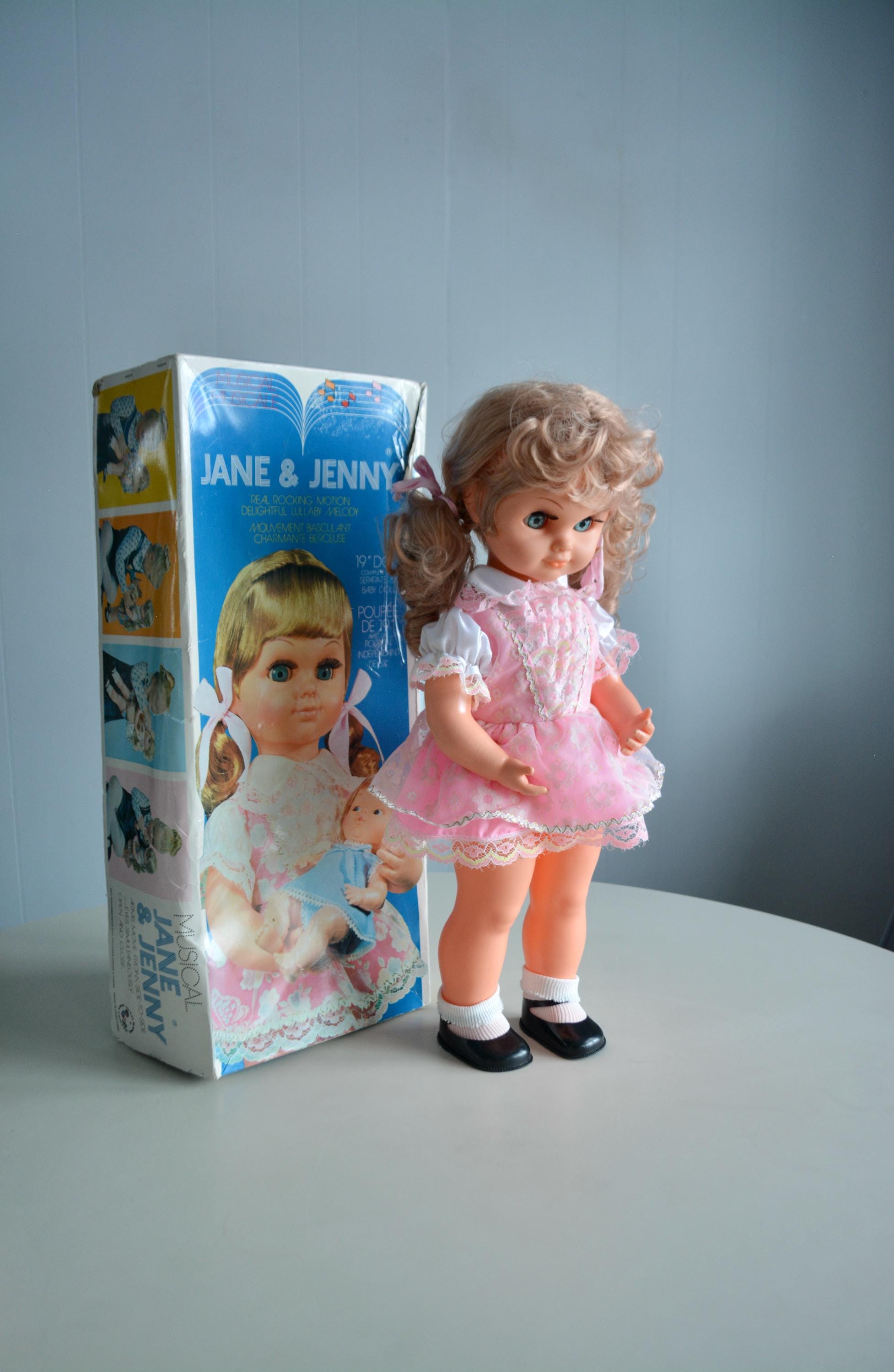ビンテージ・ジニー「スティーブ・アンド・イブ-ブルネット」８インチドール Jane and Jenny Doll - Etsy