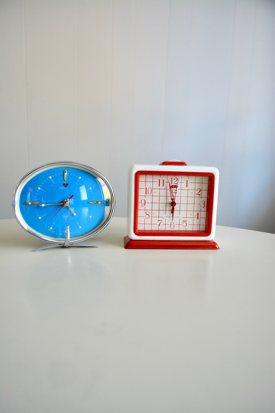 Vintage MCM Hero Alarm Clock China Clock. Wind up Alarm Clock Etsy