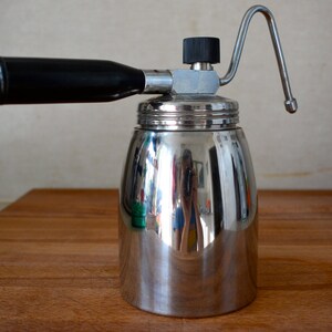 Vintage Italian Stovetop Milk Steamer Frother. Coffee Espresso Latte  Accessory. Stainless Steel.