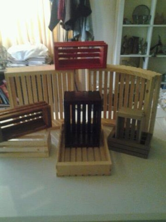 Items similar to Handmade Wood Crates on Etsy