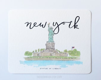 New York, New York Postcard (Statue of Liberty)