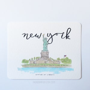 New York, New York Postcard (Statue of Liberty)