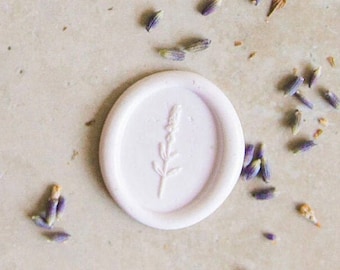 Adhesive Wax Seals / Seal / Sticker / Peel and Stick / Wild Lavender Flower