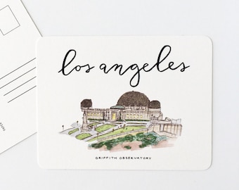 Los Angeles, California Postcard (Griffith Observatory)