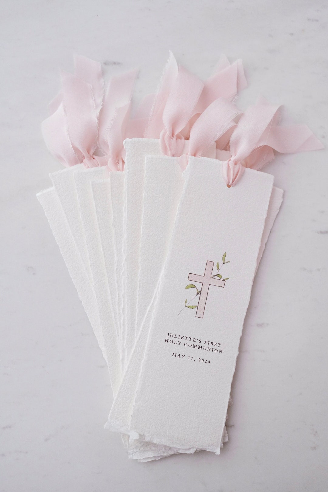 First Holy Communion | Baptism | Confirmation - Silk Ribbon Paper ...