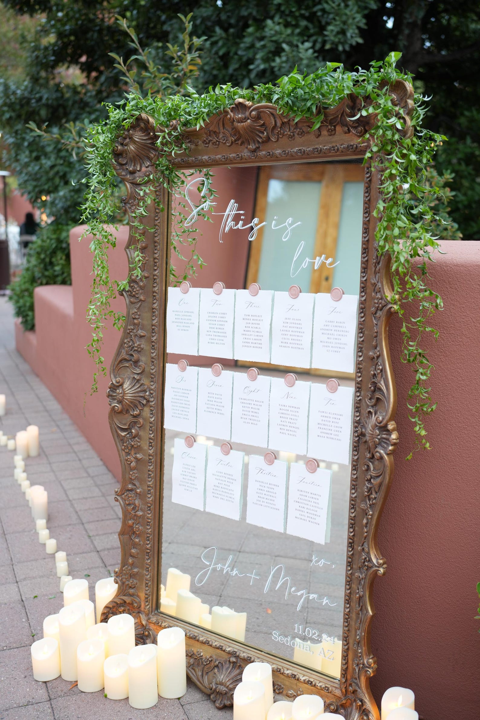 Handmade Paper Seating Chart Table Numbers | Minimalist - Etsy