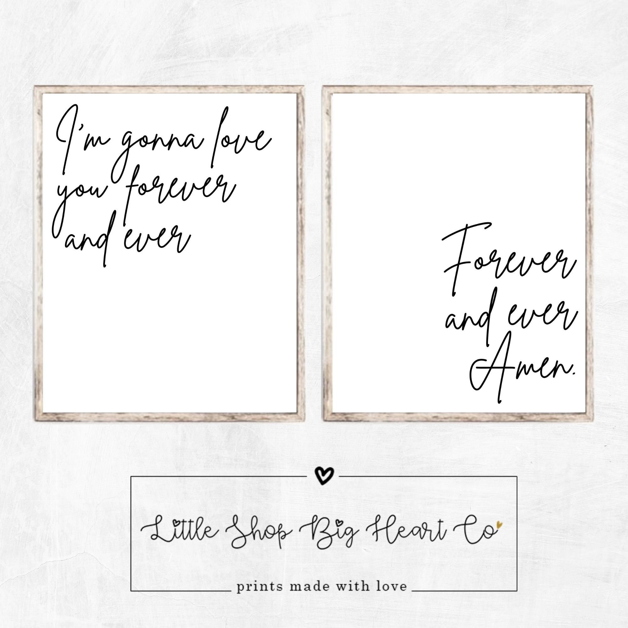 Forever and Ever Amen Digital Print - Etsy