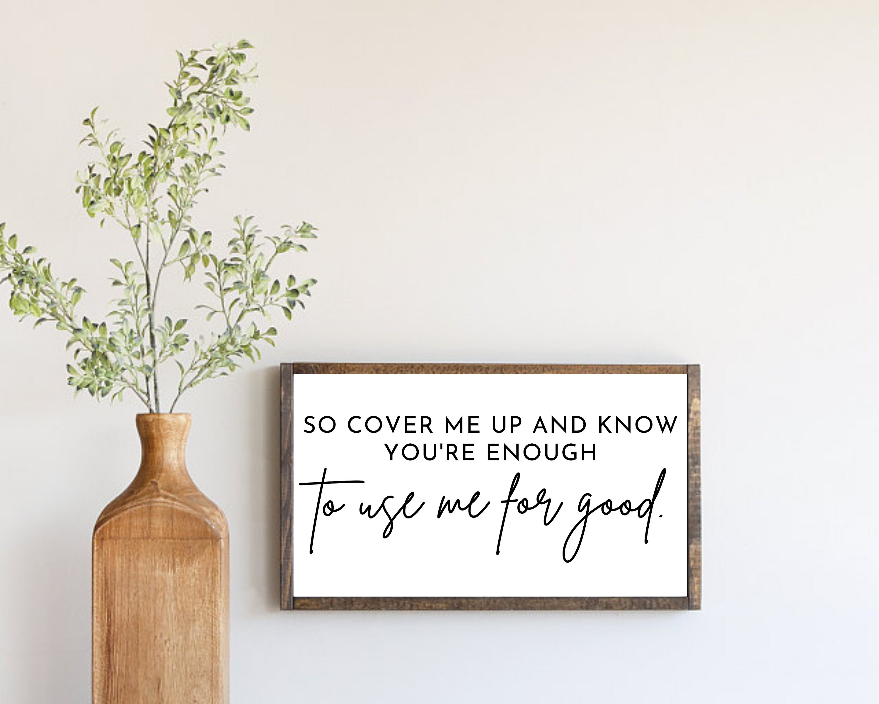 Cover Me up Lyrics Digital Print - Etsy