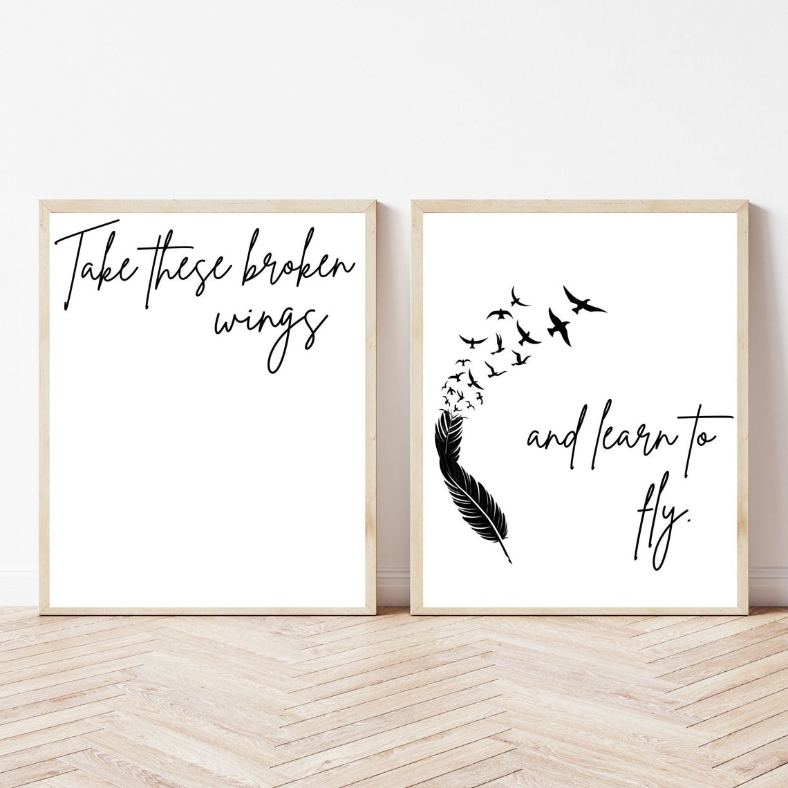 Take These Broken Wings and Learn to Fly Digital Print - Etsy