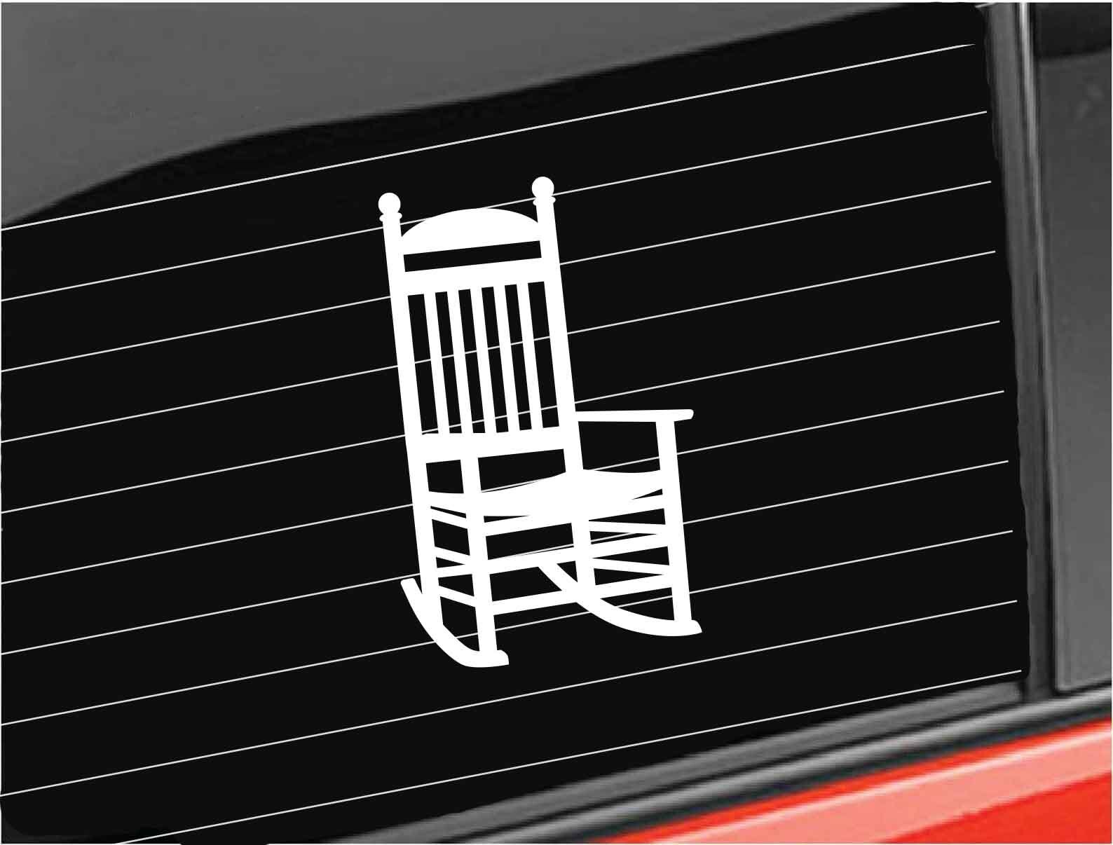 Rocking Chair Vinyl Decal Rocker Porch Relaxing Vinyl Decal Etsy UK