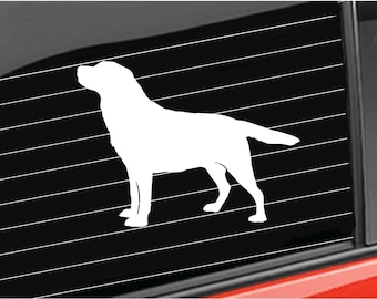 Labrador Retriever Dog Vinyl Decal, Dog Pet Decal, Labrador Retriever Dog Vinyl Home/Laptop/Computer/Truck/Car Bumper Sticker Decal