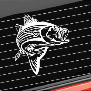 Striped Bass Decals Fish Car Truck Wall Vinyl Window Stickers – Decals Hut