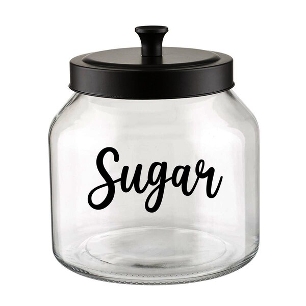 Sugar Label / Kitchen Sugar Vinyl Decal, Kitchen Pantry Stickers, Kitchen Organization Labels