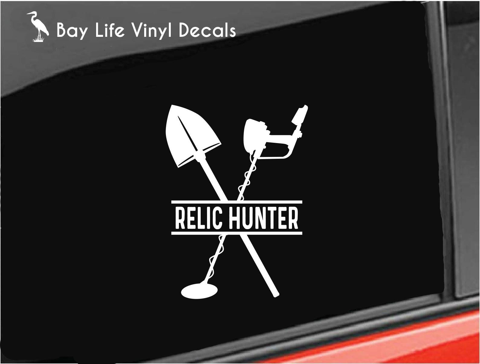 Civil War Relic Hunter Treasure Hunting Metal Detecting Sticker for