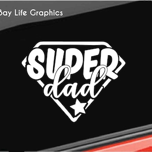 Dad Vinyl Decal, Family Fathers Day Vinyl Decal, Father Dad Quote Home/Laptop/Computer/Tumbler/Truck/Car Bumper Sticker Decal