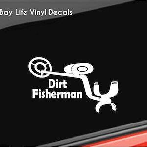Metal Detector Vinyl Decal, Treasure Relic Gold Hunter Sticker
