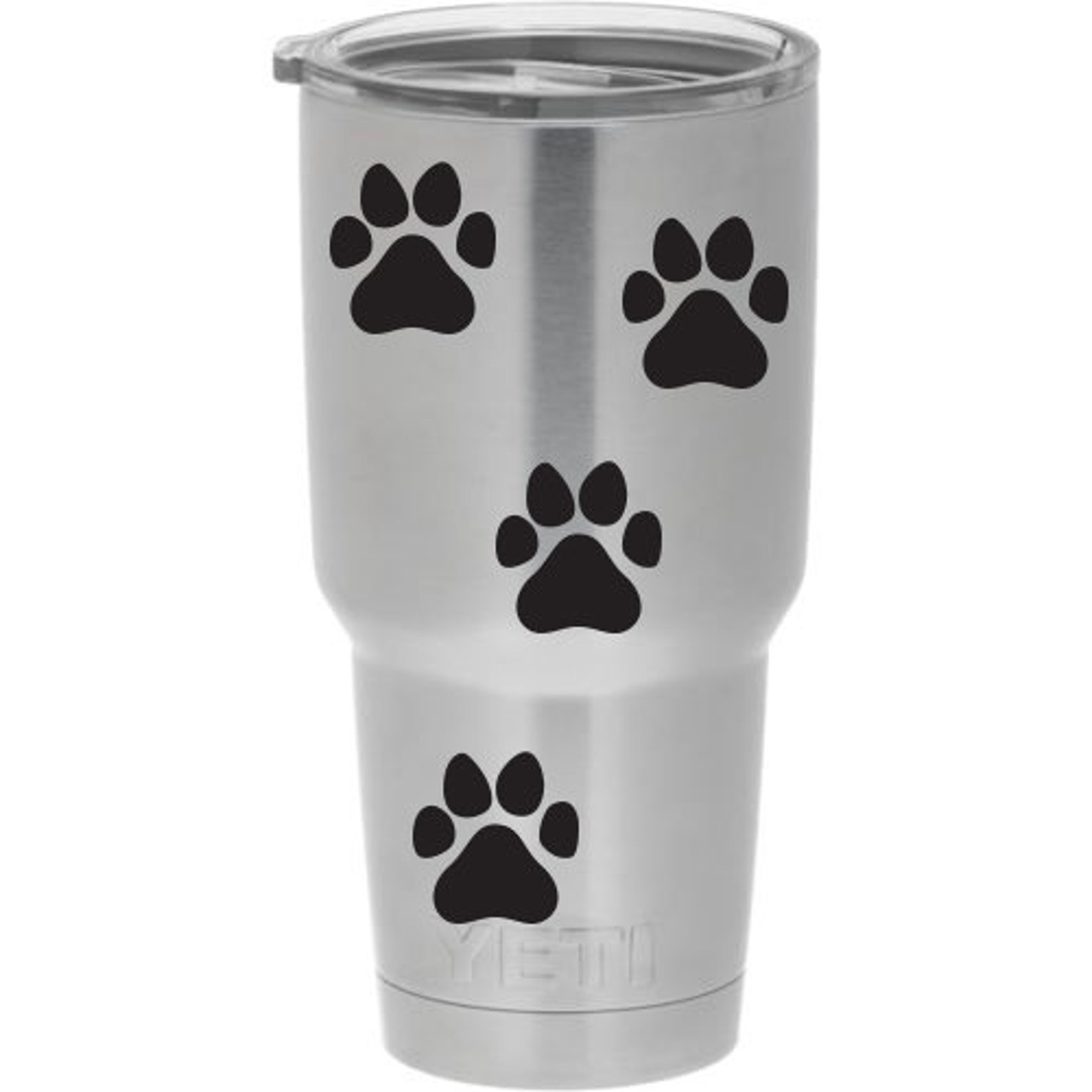 4x Pet Paw Prints Yeti Decal Yeti Tumbler Decal Yeti Cup Etsy