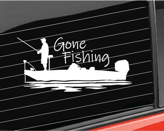 Happy Skull Decals – 17.5" Bass Tracker Target Boat Logo Decal – 1970s Style