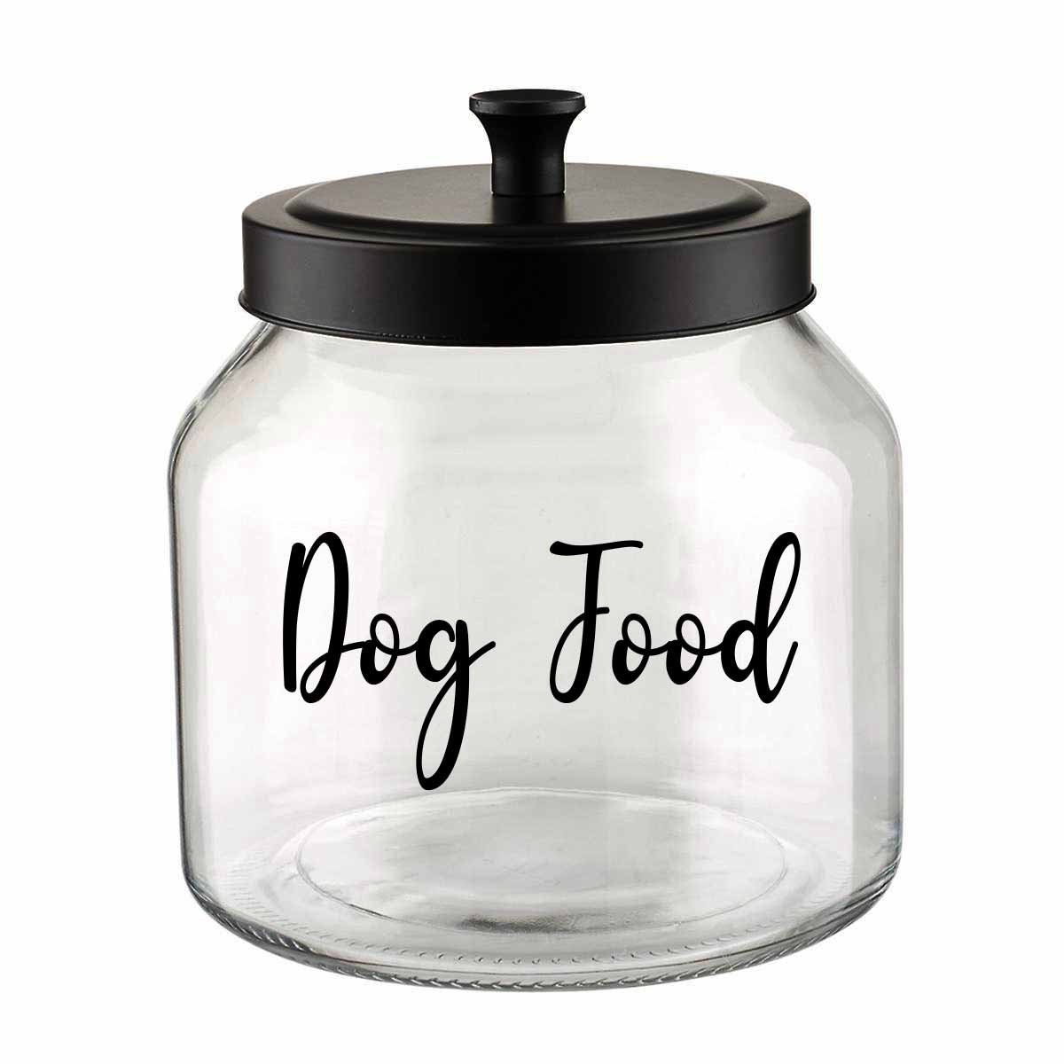 Dog Food Container Label / Dog Food Jar Decal / Home Etsy