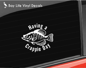 Adesivo Crappie Per Scatola Attrezzi Camper Camion – Decalcomania Pesce AFP-0015 USA