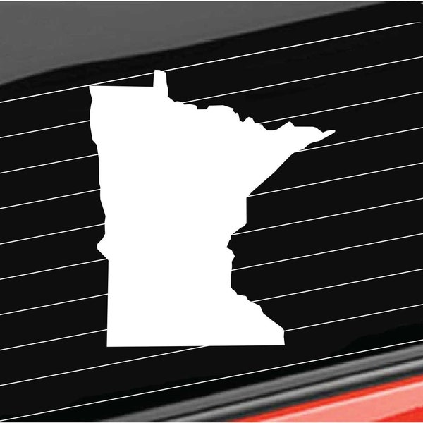 Minnesota State Vinyl Decal, Minnesota State Decal Car/Truck/Home/Laptop/Computer/Phone Decal