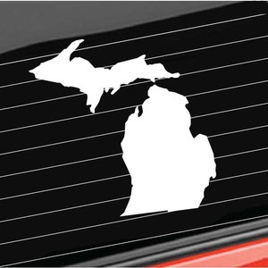 Car Decal Michigan Michigan MI State Outline Vinyl Decal Sticker - Perfect For Car, Laptop, Or Travel Gear State Of Michigan Decal - Foto 2