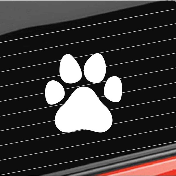 8 Count Dog Paw Decal ticker *M1144 Pet Gift Acceorie