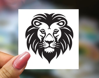 Lion Head Vinyl Decal, King of the Jungle Decal Car/Truck/Home/Laptop/Computer/Phone/Car Window Decal