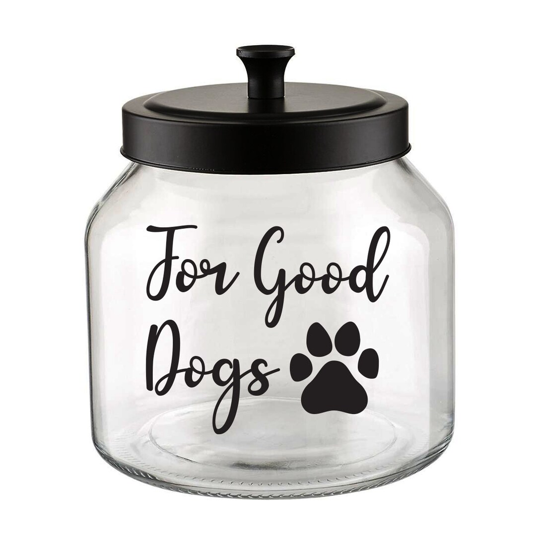 Dog Treats Container Label / Treats for Good Dogs Dog Treats Jar Decal