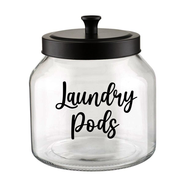 Laundry Pods Label Decal / Laundry Room Decor,  Laundry Detergent Label,  Laundry Pod Sticker,  Laundry Room Organization Labels