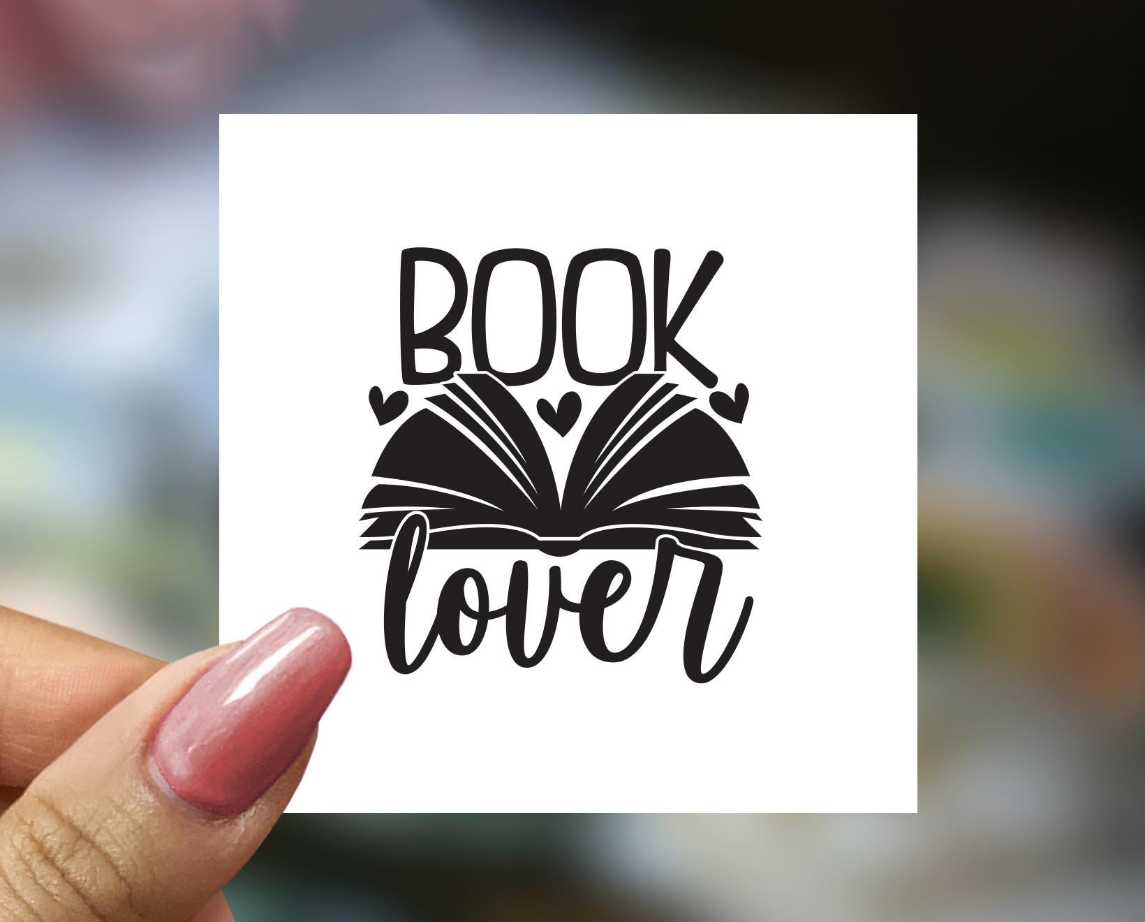 Reading Book Lover Vinyl Decal, Book Lover Decal, Book Reader Quote ...