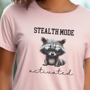 Raccoon Meme Inspired Vintage Sunglass Wearing Raccoon Shirt, Funny Raccoon Gift, Cute Raccoon Graphic Tee, Raccoon Lover Clothing&quot;