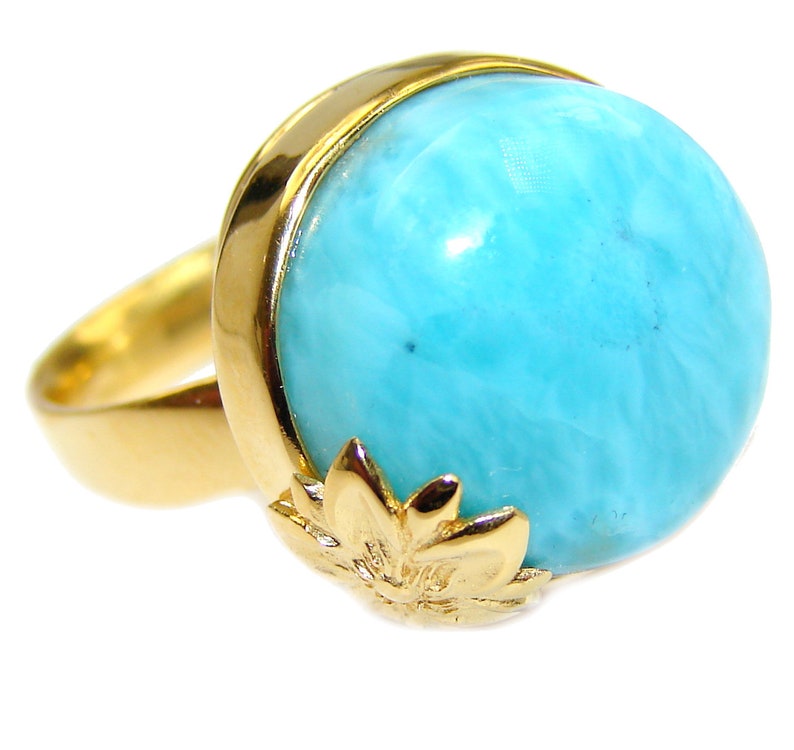Adjustable 5 8 W dim L- 5 8 T- 3 8 inch Size 7 code 27-cze-19-70 weight 9.00g Larimar Sterling Silver Ring