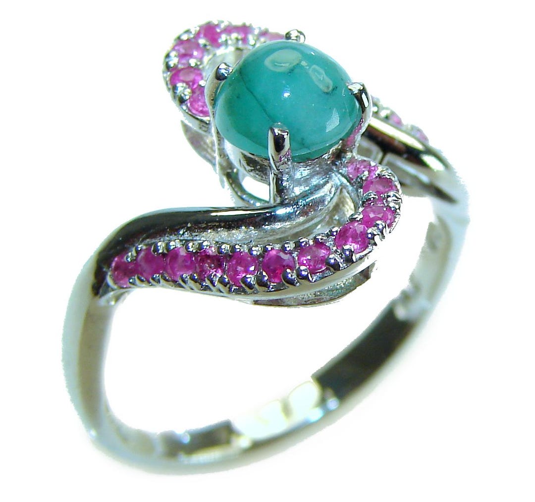 ジェムパレス　ルビー&エメラルドリング9号 ジェムパレス ルビー&エメラルドリング9号 コロンビア産エメラルド