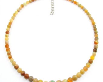 Äthiopische Opal Halskette Golden 925 Sterling Silber Einzigartiges Handgemachtes Geschenk für Sie Echter Edelstein Schmuck