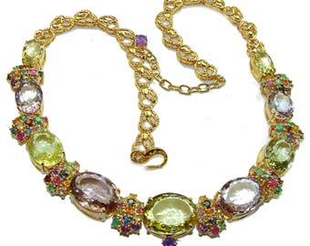 ヴィンテージ コロンビア産エメラルドブレスレット 925スターリング