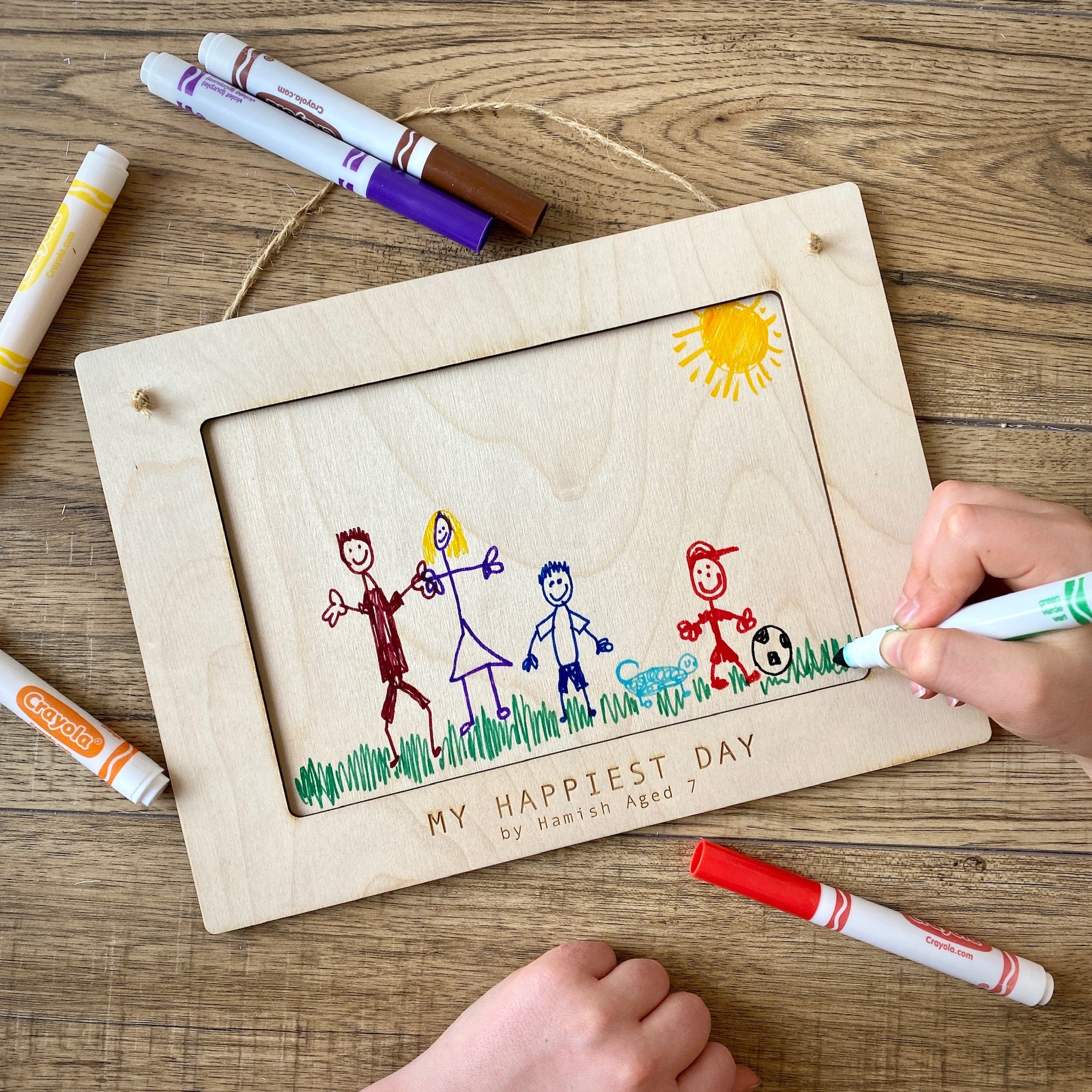 Personalised Decorate Your Own Picture Frame Make Your Own Etsy UK