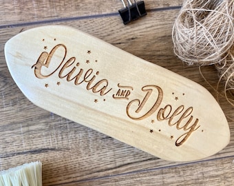 PERSONALISED Names and Stars Dandy Brush - Horse Brush - Equestrian Gift - Horse Riding - Personalized Brush - Pony - Large