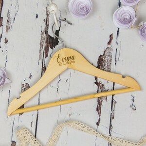 Childrens Wedding Hangers - Wedding Hangers - Bridesmaid Hangers - Flower Girl Gift - Bridal Party - Clothes Hanger - Wedding Party Hangers