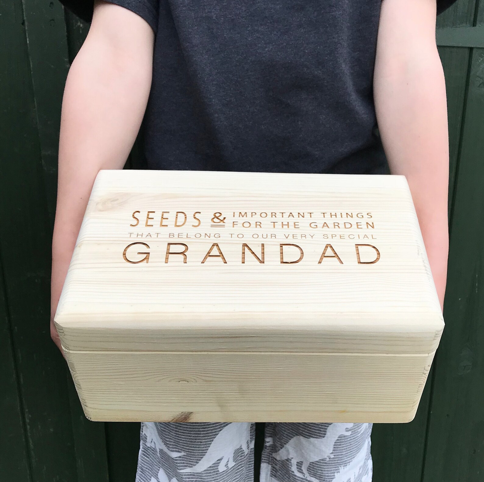 Gardeners Gift Seed Box Storage Box Gardening Etsy