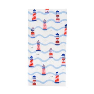 Toalhas de banho Seaside Guest - Conjunto de 16 guardanapos de papel