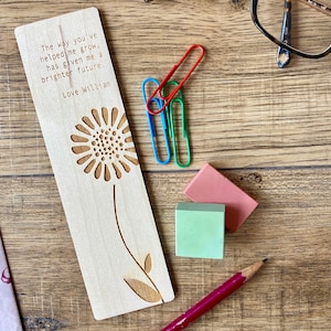 Personnalisé Helping Me Grow Bookmark - Cadeau de jeunes enfants