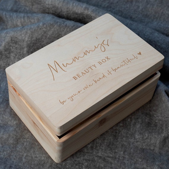 Personalised Beauty Storage Box Personalised Storage Bespoke Box